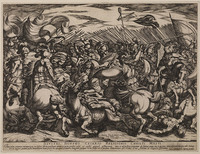 KG 00172
<br/>
Slag tussen de Amazones en de Grieken
<br/>
<em>Tempesta, Antonio (1555-1630)</em>